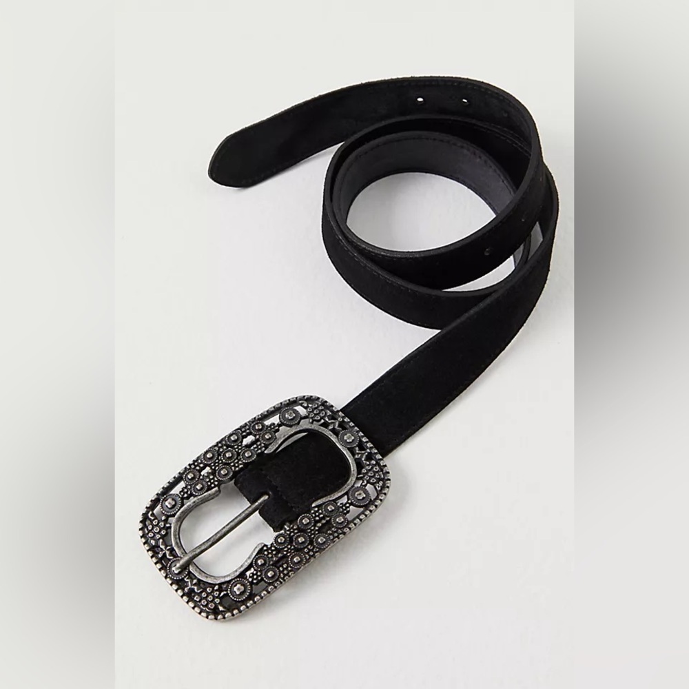 MSRP $48 Free People Soledad Belt Black